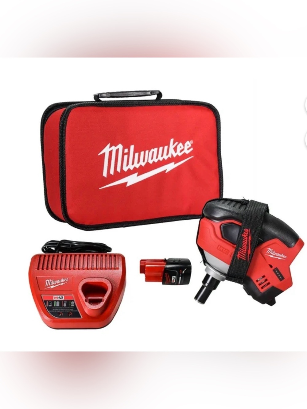 Brand New-Milwaukee 2458-21 12V Cordless Lithium-Ion Palm Nailer